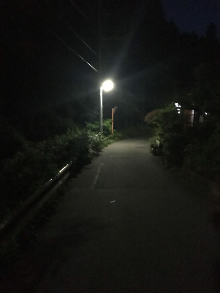 夜の高尾山